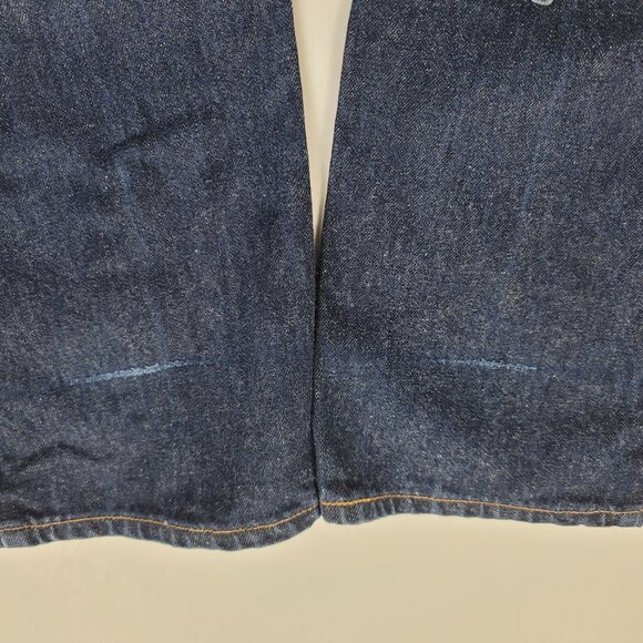 Vintage Levis Womens 555 Low Rise Guy's Fit Blue USA 90s Size 3 Jr - Picture 13 of 14